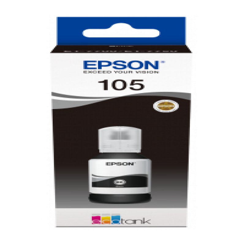 105 Ecotank Black Ink Bottle C13t00q140 - WC01