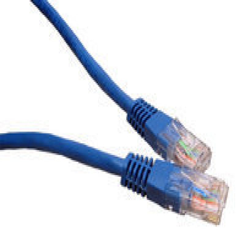 0.25m Cat 5 E Moulded Boot-blue- 99trt-600-hb - WC01