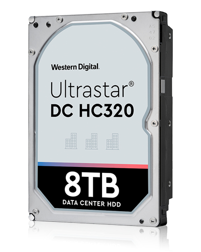 WD Ultrastar DC HC320 HUS728T8TALE6L4 - Hard Drive - 8 TB - Internal - 3.5" - SATA 6Gb/s - 7200 Rpm - Buffer: 256 MB 0B36404 - C2000