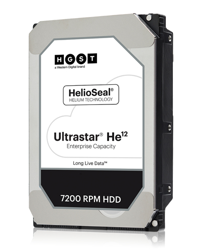 WD Ultrastar DC HC520 HUH721212ALE604 - Hard Drive - 12 TB - Internal - 3.5" - SATA 6Gb/s - 7200 Rpm - Buffer: 256 MB 0F30146 - C2000