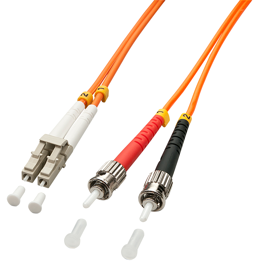 46490 lindy 1m Lc-st Om2 Fibre Patch Cable - NA01