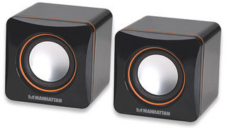 Manhattan                        2600 Series Speaker System-         Small Size Big Sound Black          161435