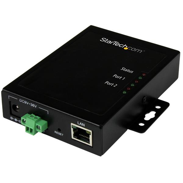 Startech - Industrial Io         2port Serial Device Server          Mountable And Metal Serial2ip    In Netrs2322p