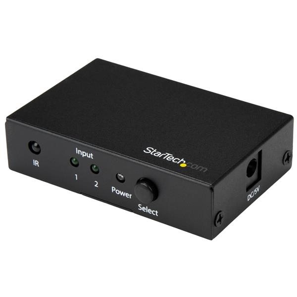 Startech - Audio Video           2x1 Hdmi Video Switch - 4k60        2-port Hdmi Switcher - 4k 60 Hz  In Vs221hd20