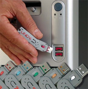 Lindy Accessories                Usb Port Security Kit Green         1 X Usb Key + 4 X Usb Locks         40451