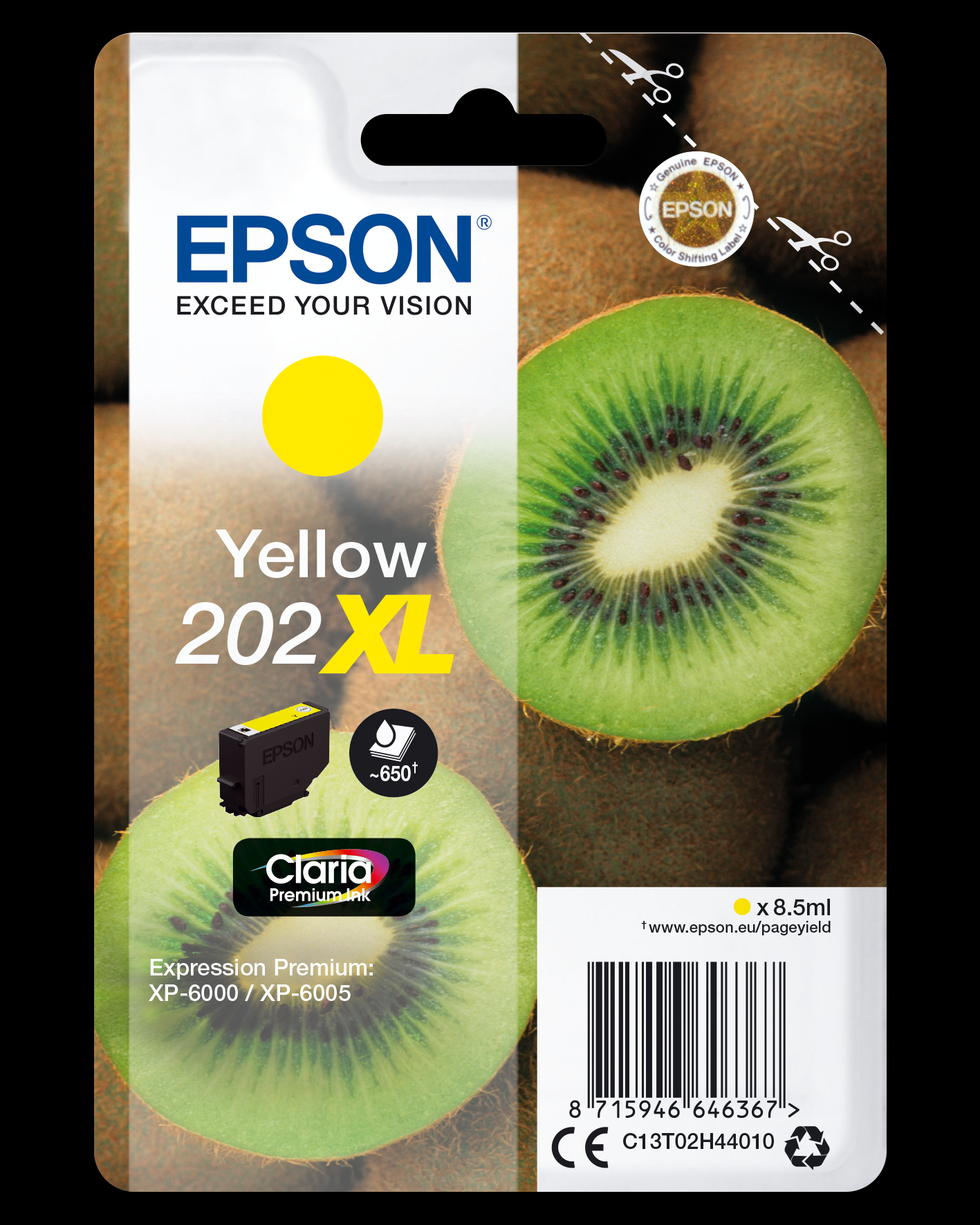 Yellow 202xl Claria Premium Ink C13t02h44010 - WC01