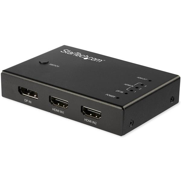 Startech - Audio Video           4 Port Hdmi Video Switch            3xhdmi ? 1x Displayport 4k 60hz  In Vs421hddp