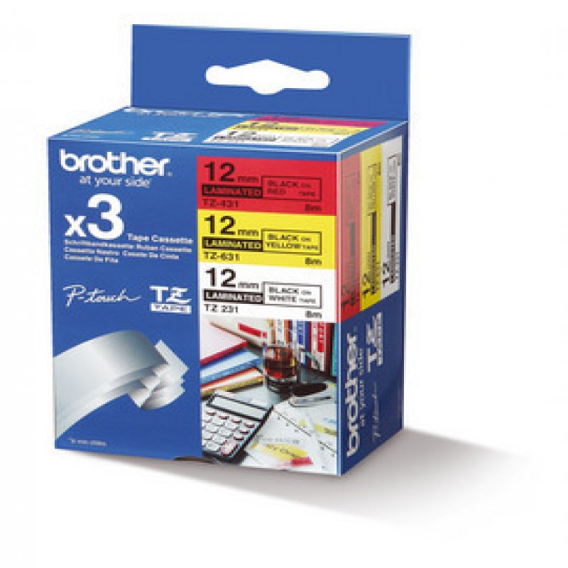 Bro Tze231 Gloss 631&431 M/pack 12m Tze31m3 - WC01