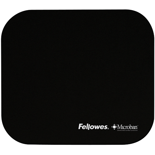 5933907 fellowes Mouse Pad With Microban - Blk - NA01