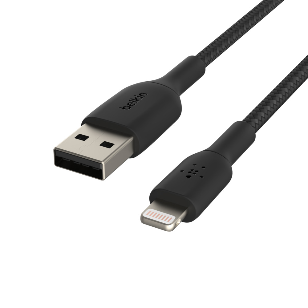 Lightning To Usba Braided 0.15m Blk Caa002bt0mbk - WC01