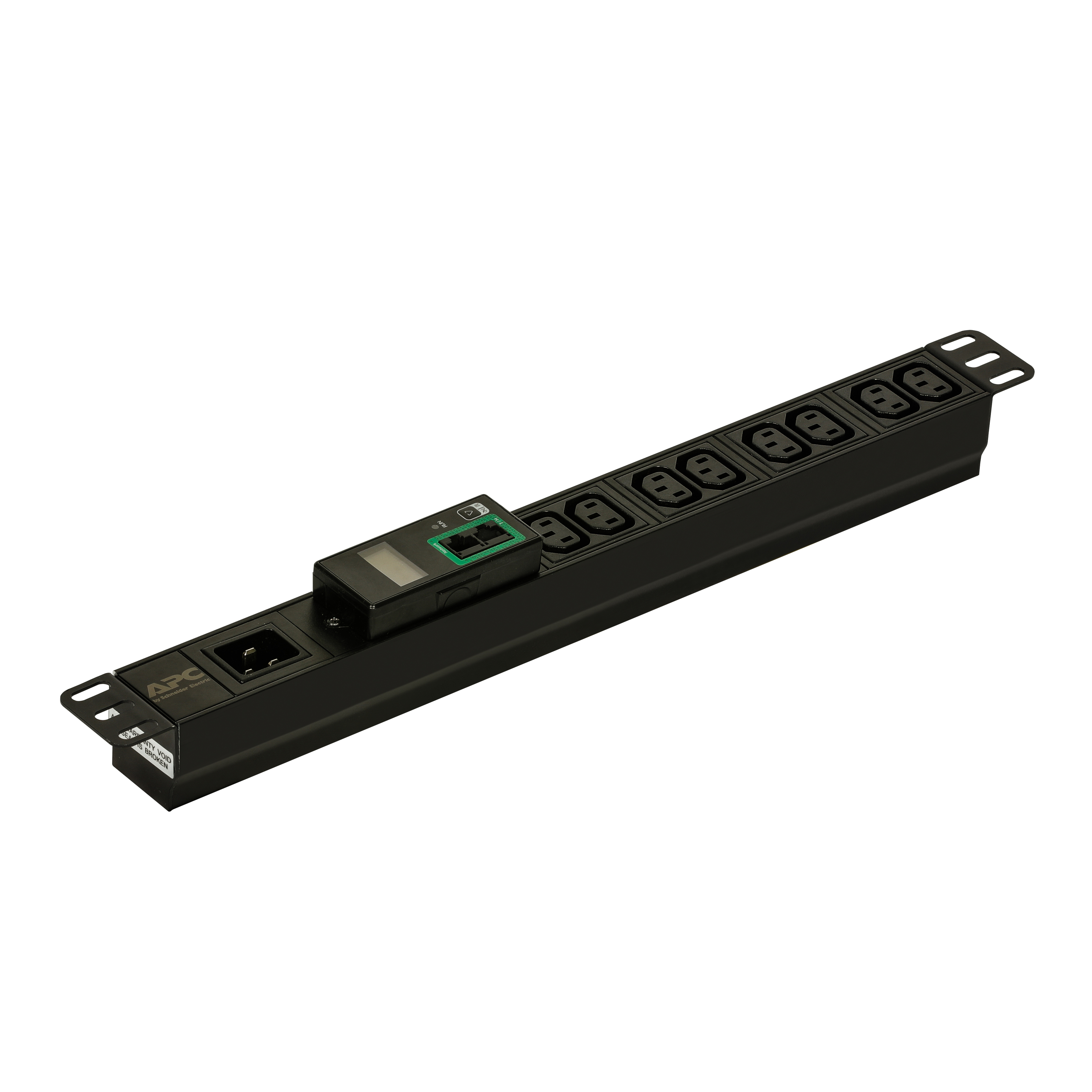 APC Easy Metered Rack PDU EPDU1016M - Power Distribution Unit (rack-mountable) - AC 200/208/230 V - 3680 VA - Ethernet - Input: IEC 60320 C20 - Output Connectors: 8 (IEC 60320 C13) - 1U - 2.5 - C2000