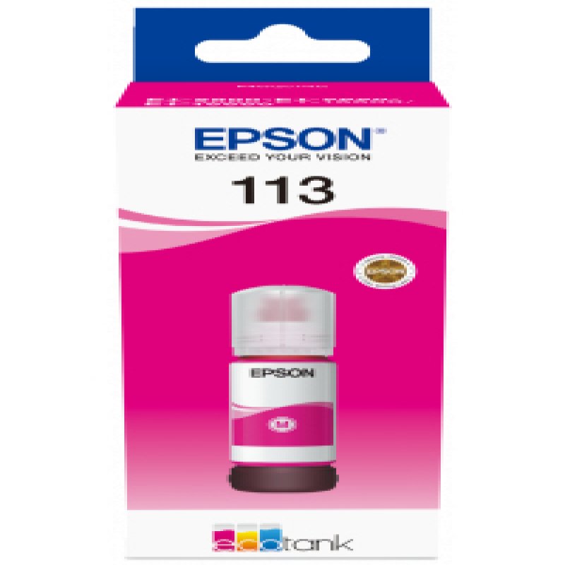 113 Ecotank Magenta Ink C13t06b340 - WC01