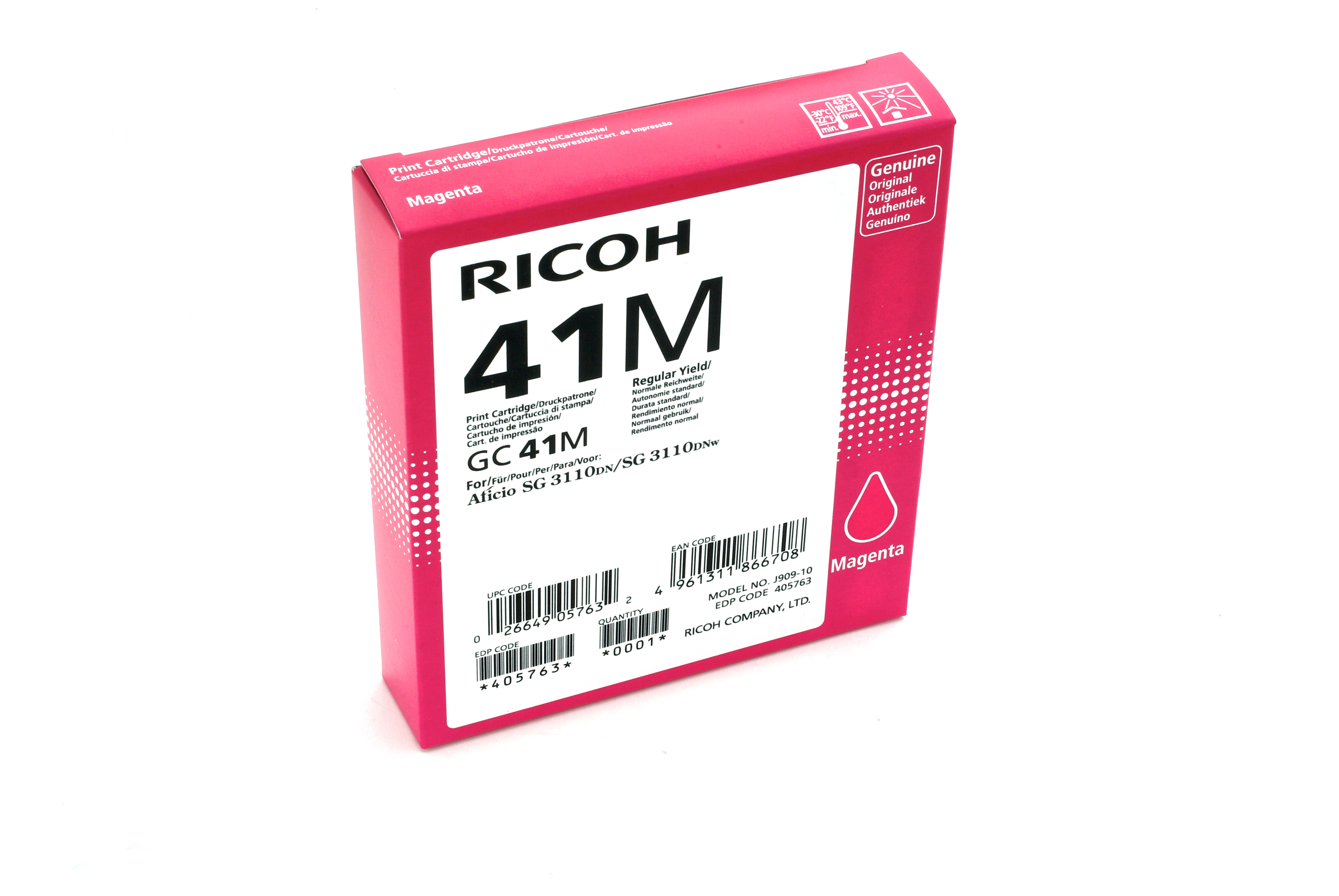 405763 ricoh Ricoh 405763 (gc-41 M) Magenta 2.2k - AD01