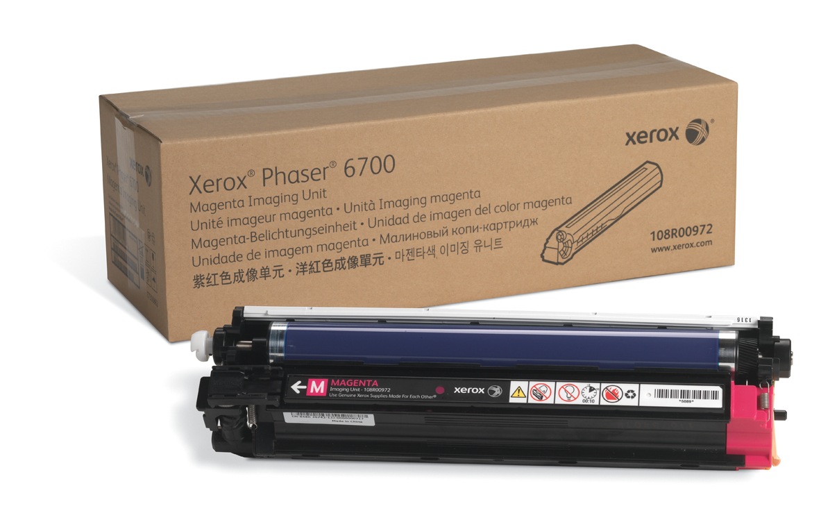 Xerox - Genuine Supplies         Magenta Imaging Unit                Phaser 6700                         108r00972