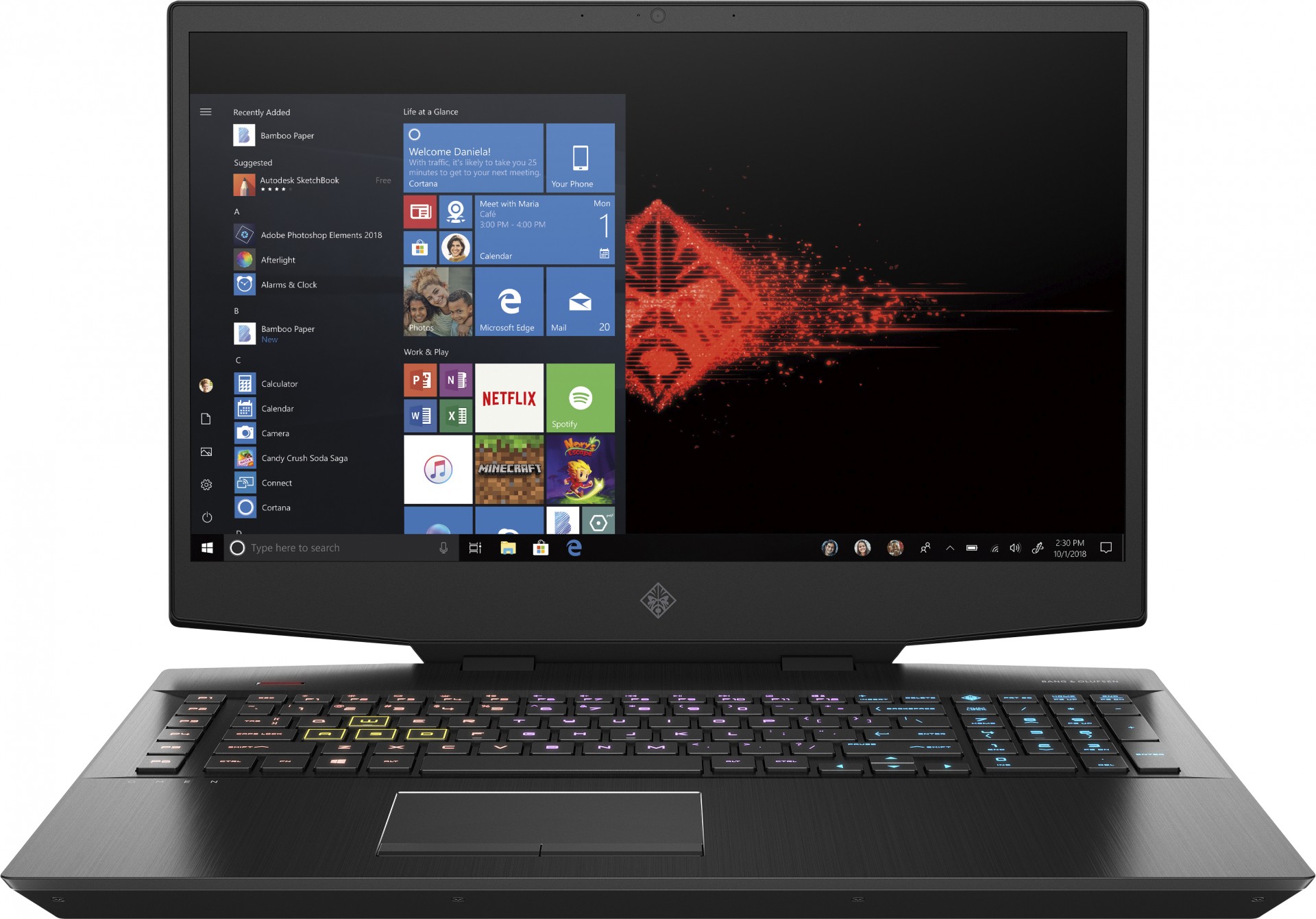 1L6W2EA  - OMEN Laptop 17-cb1005na NVIDIA® GeForce® RTX 2080 Super