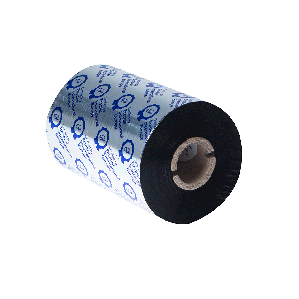 Brother - Dcpos-consumables      Premium Wax Black Length 450 M      110mm Tj Transfer Ribbons           Bwp1d450110