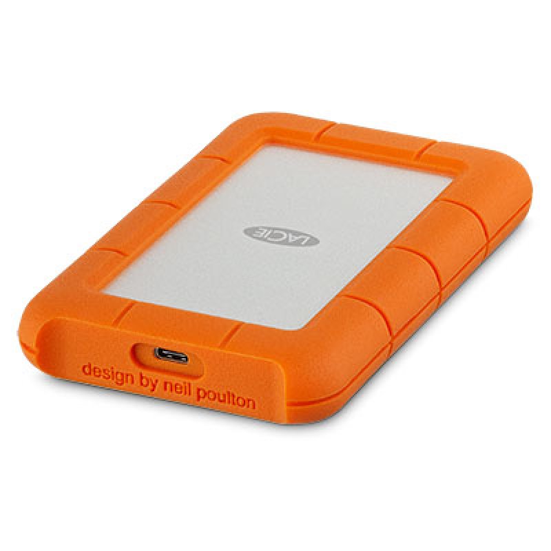 lacie 4tb Rugged Usb 3.1 Type C Orange Ext Hdd Stfr4000800 - AD01