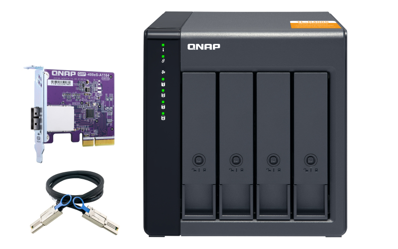 QNAP TL-D400S/8TB IW 4 Bay Desktop TL-D400S/8TB-IW - CMS01