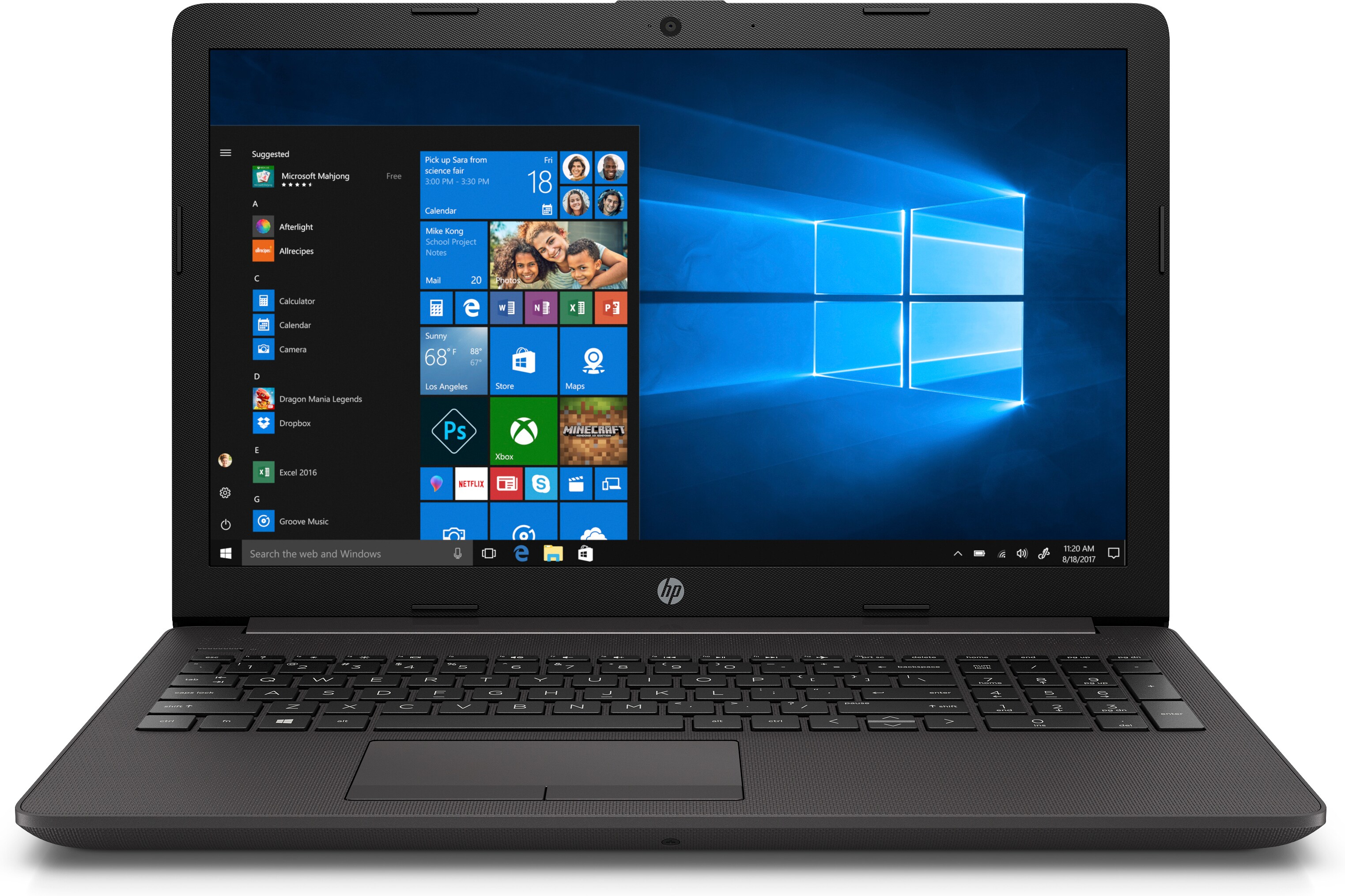 HP ProBook 250 G7 Core I5-8265 8GB 512GB SSD 15.6"Win 10 Pro  Grade A - (renew)