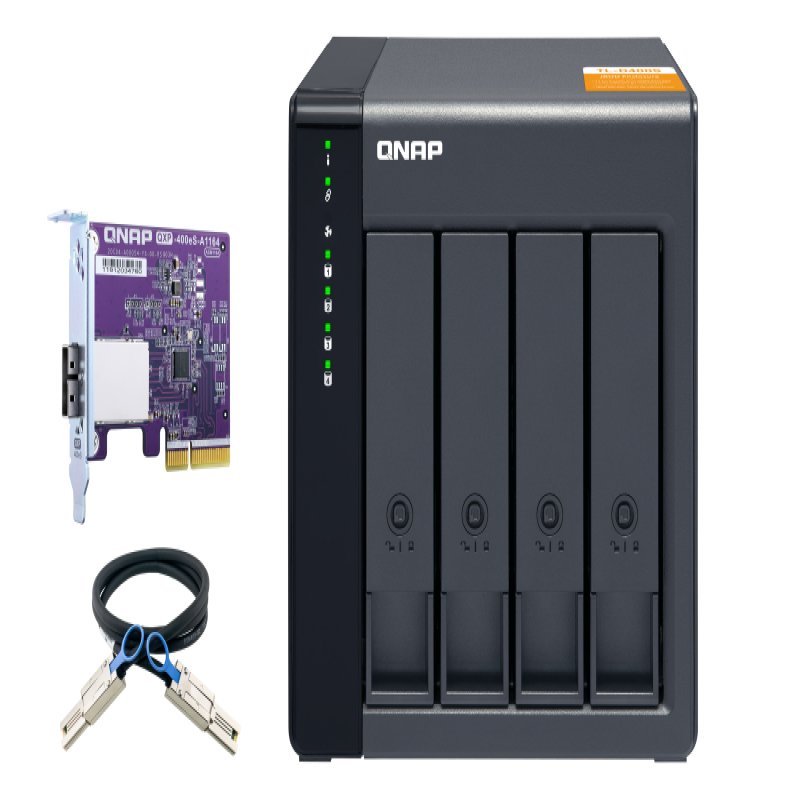 QNAP TL-D400S/32TB IW 4 Bay Desktop TL-D400S/32TB-IW - CMS01