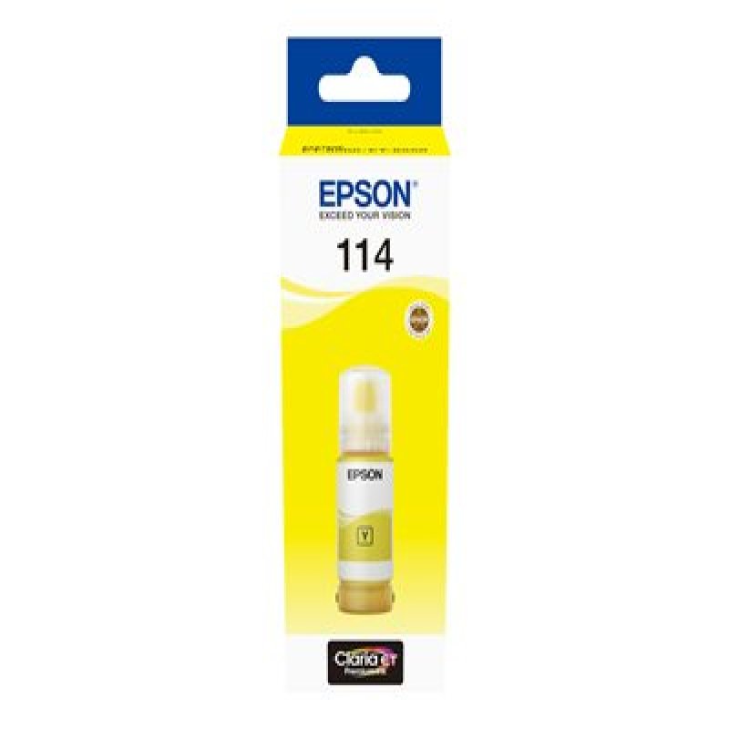 114 Ecotank Yellow Ink Bottle C13t07b440 - WC01