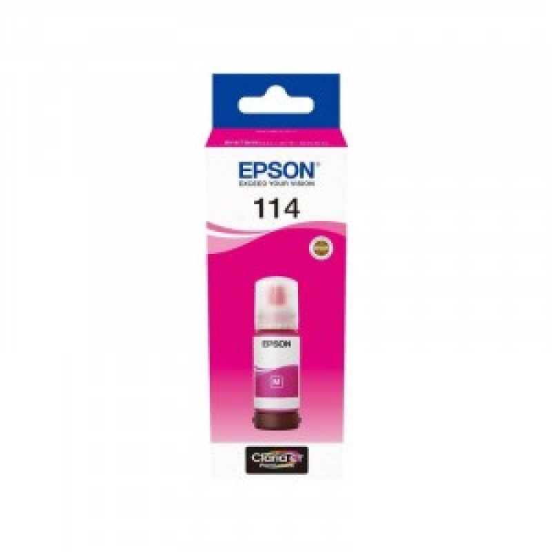 114 Ecotank Magenta Ink Bottle C13t07b340 - WC01