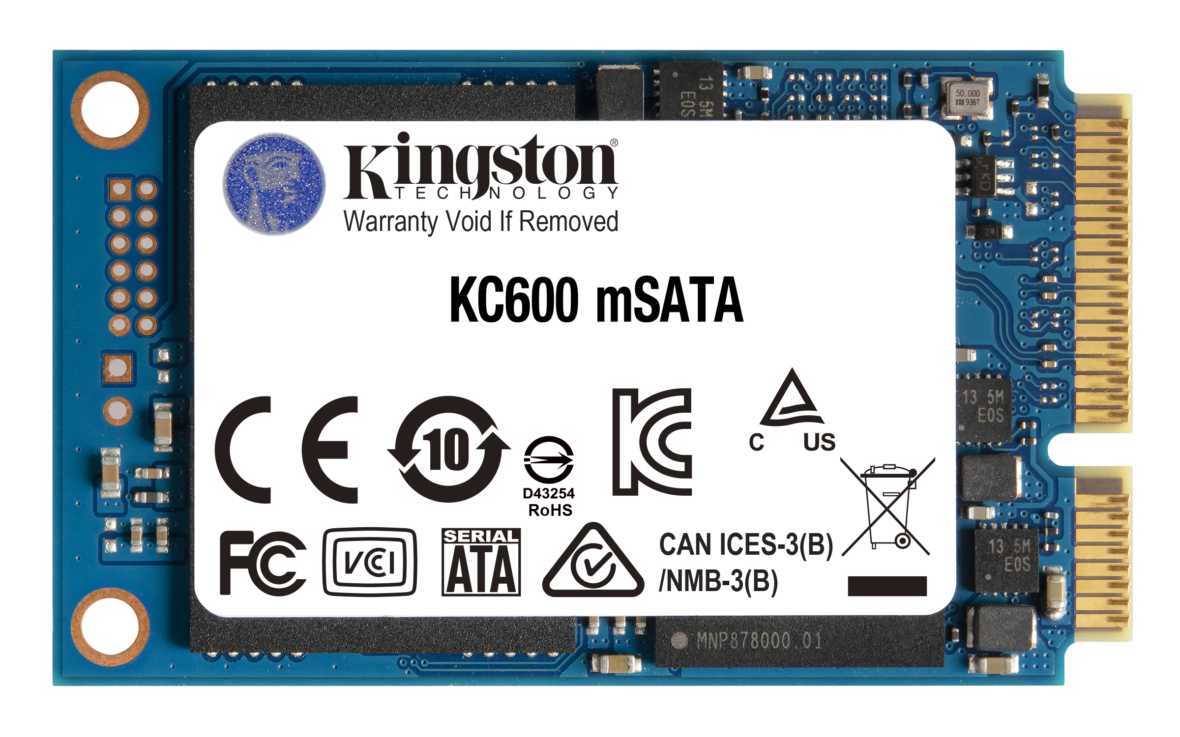 256G SSD KC600 SATA3 MSATA SKC600MS/256G - C2000