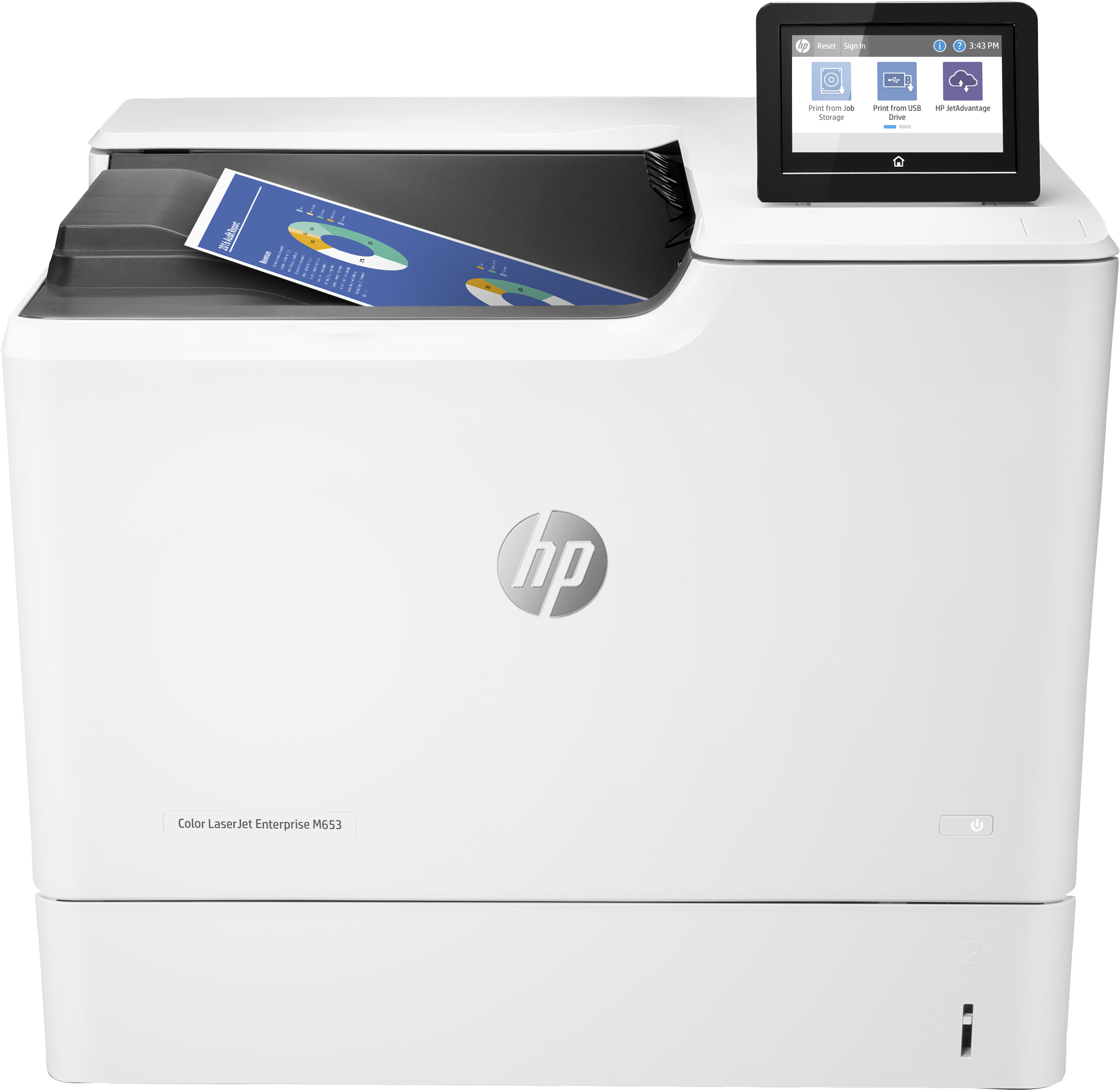 J8A04A HP Colour LaserJet Pro M653DN Printer - Refurbished