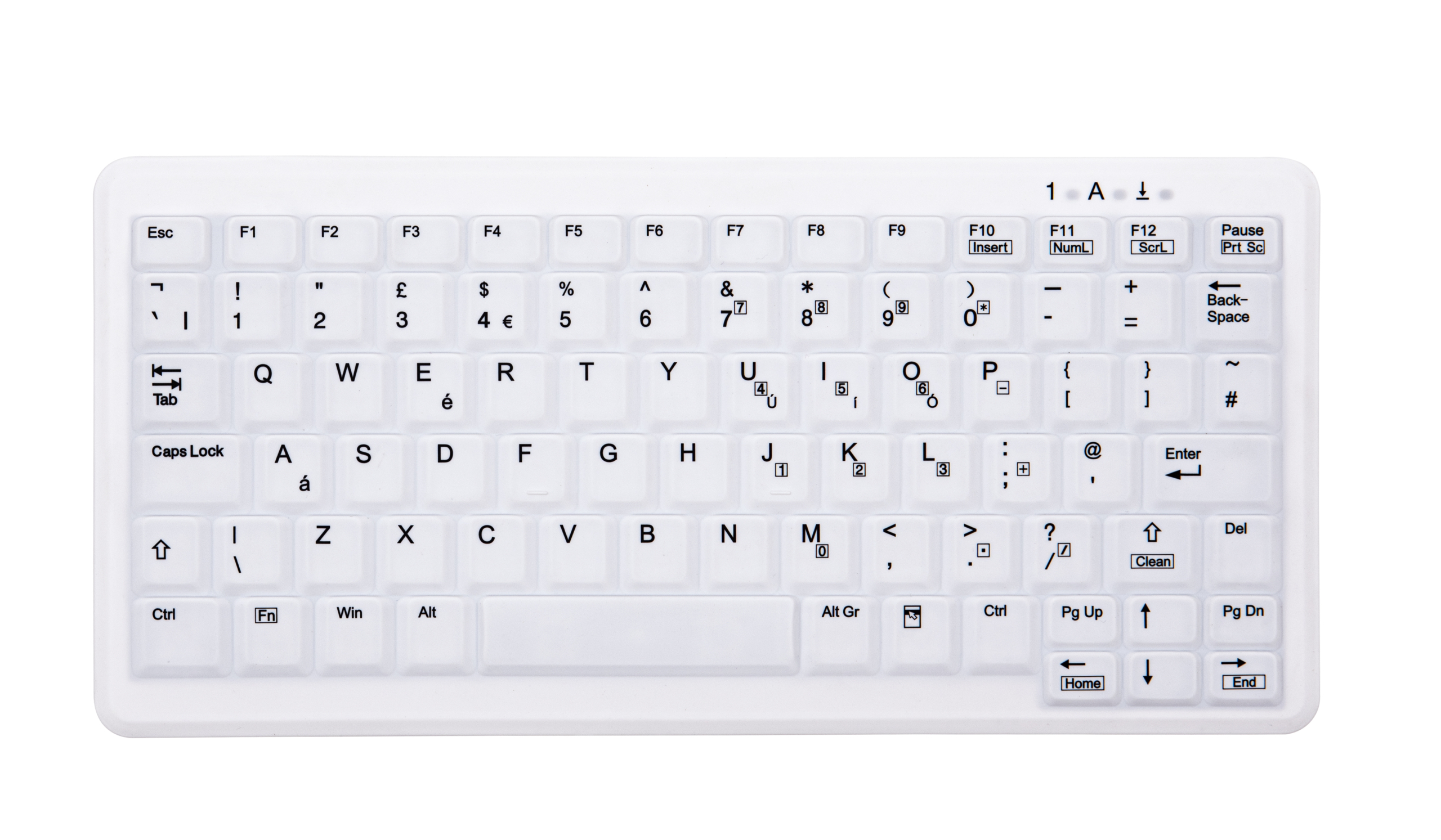 Ak-c4110 2.4ghz White Keyboard Akc4110ffusw/uk - WC01