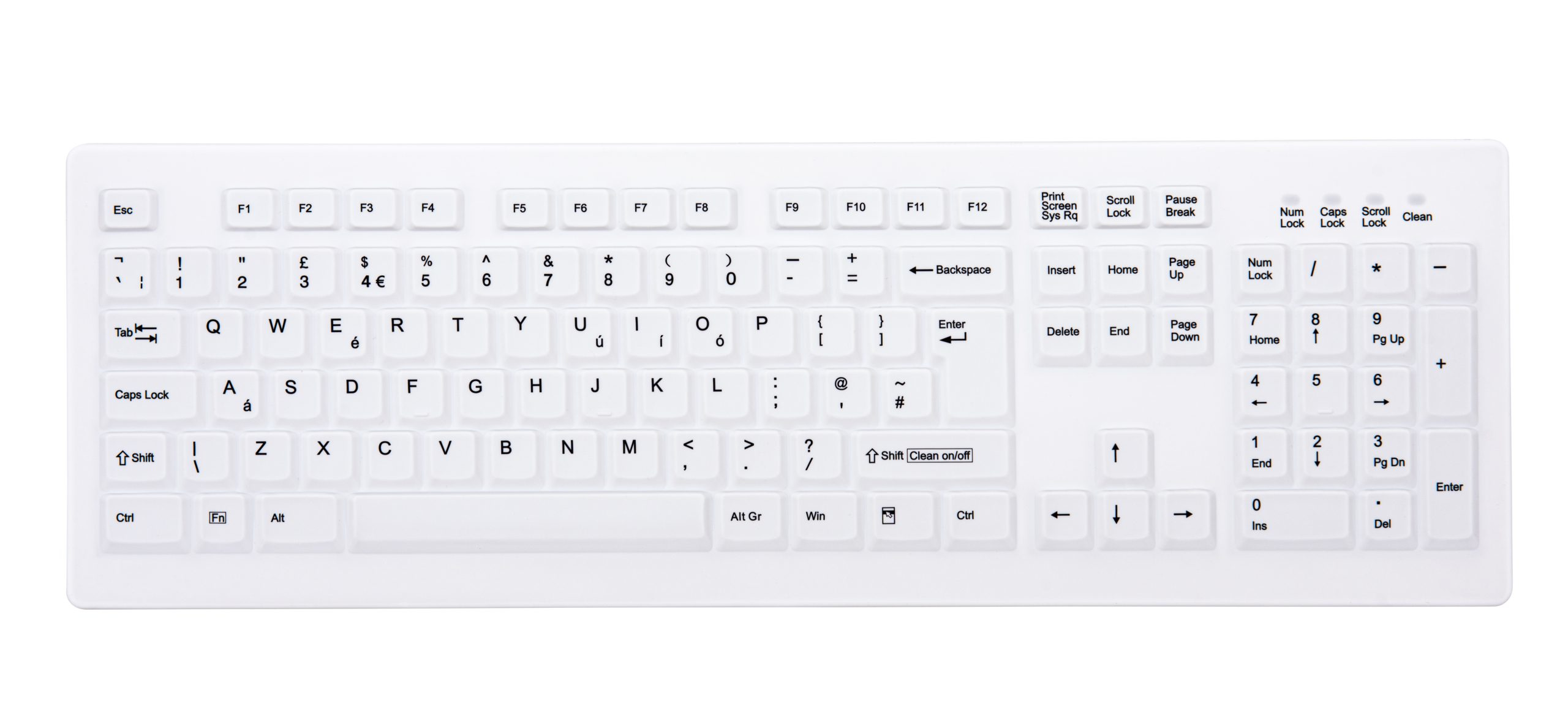 Ak-c8100 2.4ghz White Keyboard Akc8100ffu1w/uk - WC01