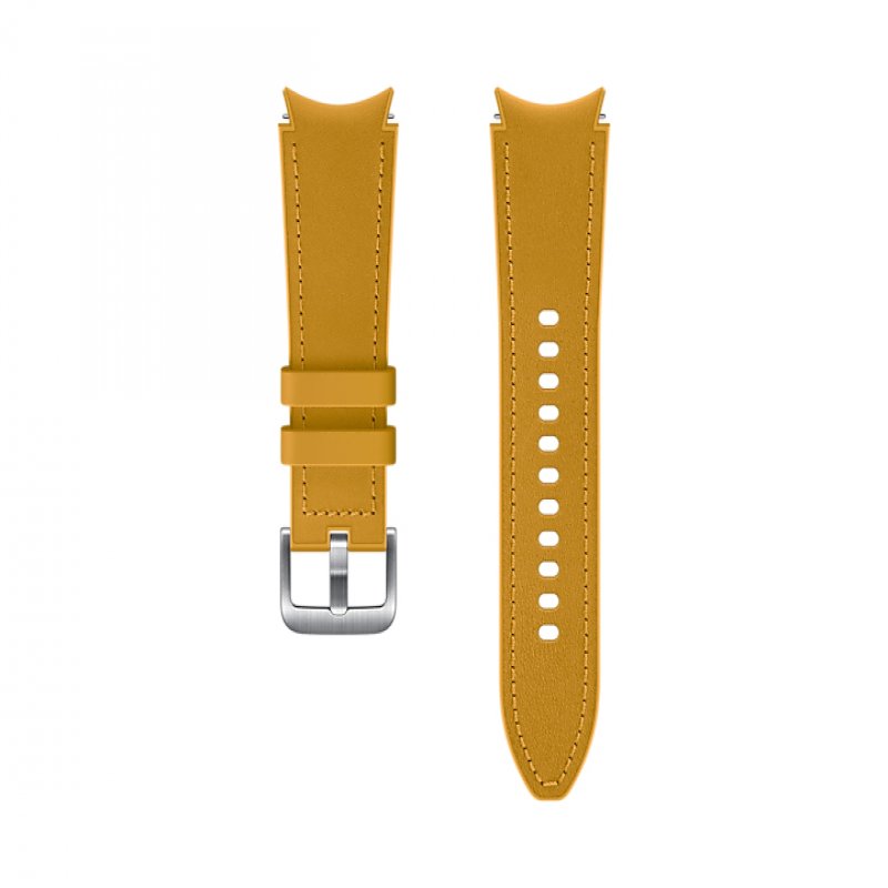 Hybrid Leather Bnd 20mm S/m Mustard Et-shr88syegeu - WC01