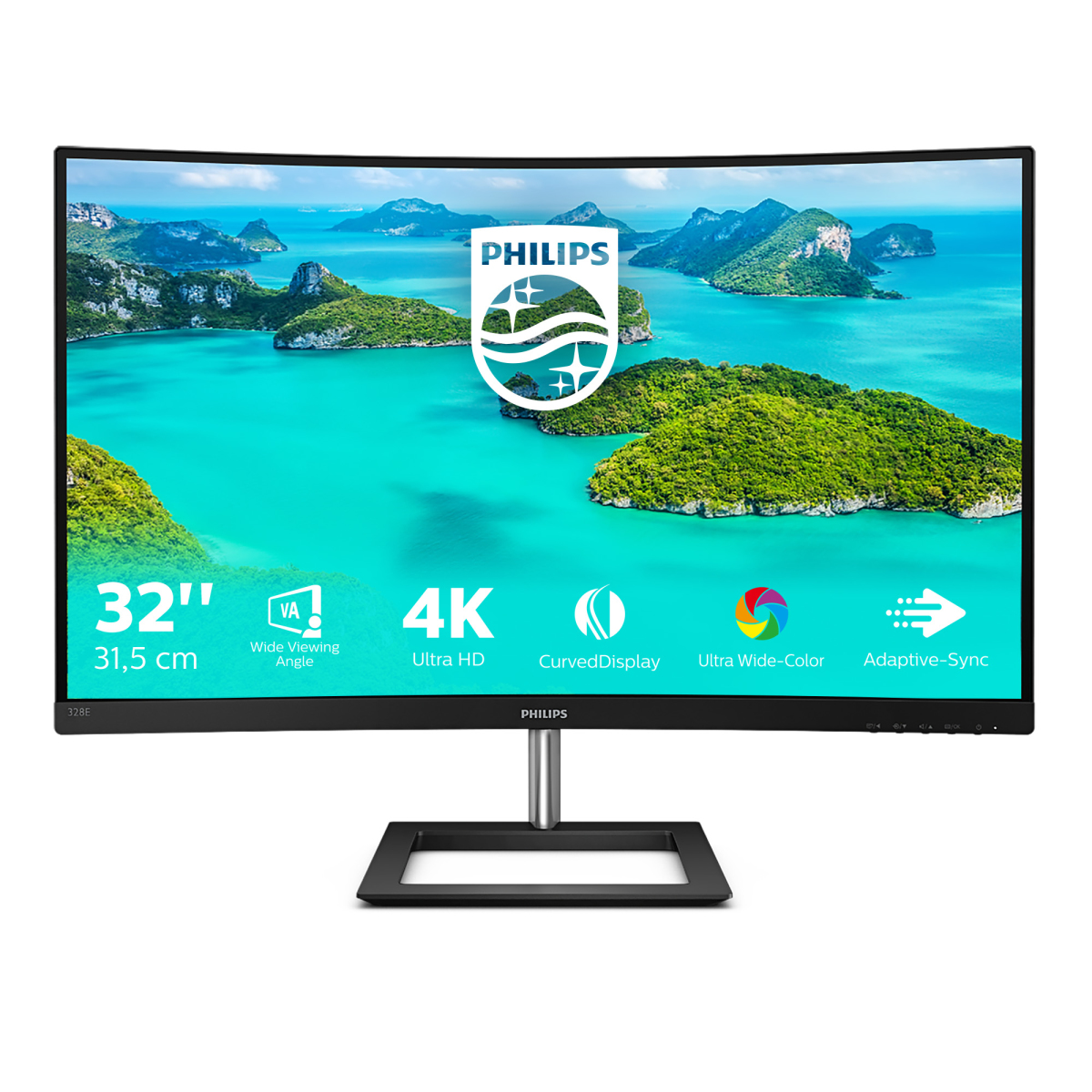 328E1CA/00 Philips 31.5 Va Mon Spk Cur 328E1Ca/00   New