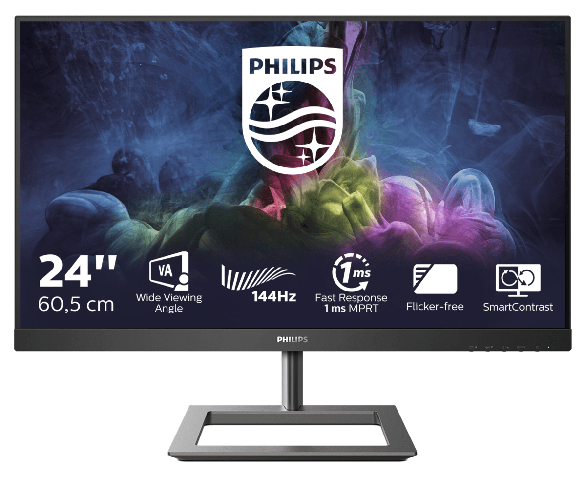 242E1GAJ/00 Philips 23.8 Va Monitor Spk 242E1Gaj/00  New