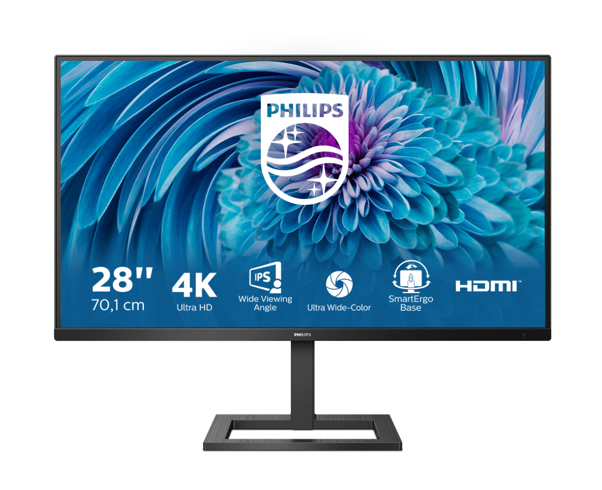 288E2UAE/00 Philips 28 Ips Mon Spk 288E2Uae/00 4K    New