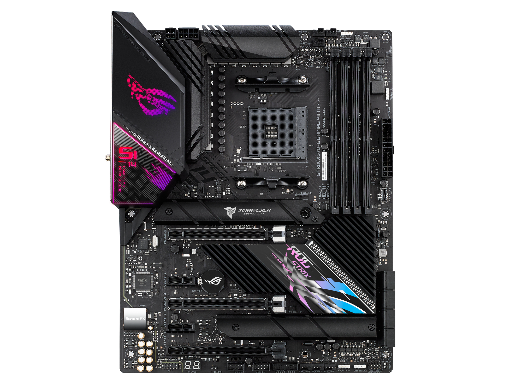 90MB19W0-M0EAY0 Asus Am4 Rog Strix X570-E Gaming Wifi Ii New