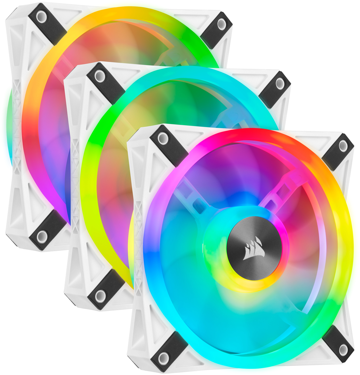 CO-9050104-WW Corsair Icue Ql120 Rgb 120Mm White 3 Pk  New