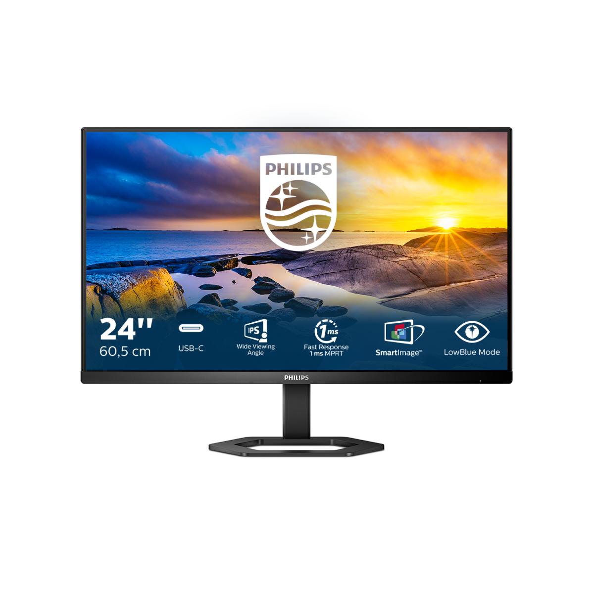 24E1N5300AE/00 Philips 23.8 Ips Mon Spk 24E1N5300Ae/00  New