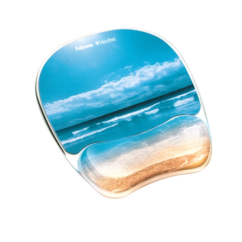 fellowes Fellowes Sandy Beach Mousepad Wrist Support 9179301 9179301 - AD01