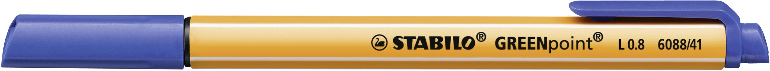 stabilo Stabilo Greenpoint Co2 Neutral Fibre Tip Sign Pen 0.8mm Line Blue (pack 10) 6088/41 6088/41 - AD01