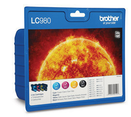 Lc980valbp brother Lc980 Bk/c/m/y Value Pack - AD01