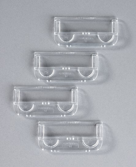 78020 acco Rexel Crystalfile Plastic Tabs Clear 78020 (pk50) - AD01