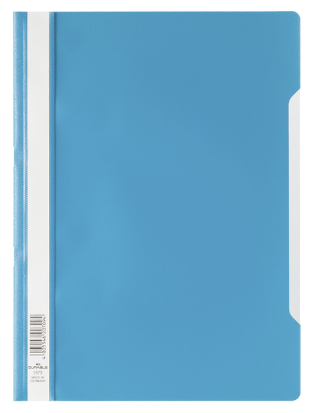 257307 durable Durable Polyprop Clear View Folder A4 Darkblue 257307 (pk50) - AD01