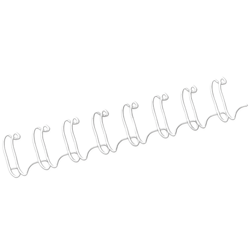 53274 fellowes Fellowes Binding Wire A4 14mm White 53274 (pk100) - AD01