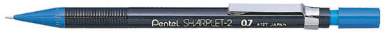 A127-c pentel Pentel Sharplet-2 Automatic Pencil 0.7mm  Blue A127-c - (pk12) - AD01