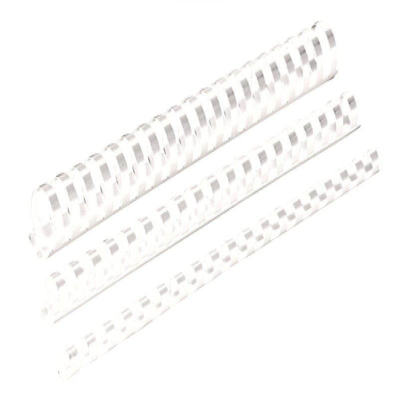 5345805 fellowes Fellowes Plastic Binding Combs A4 10mm White5345805 (pk100) - AD01