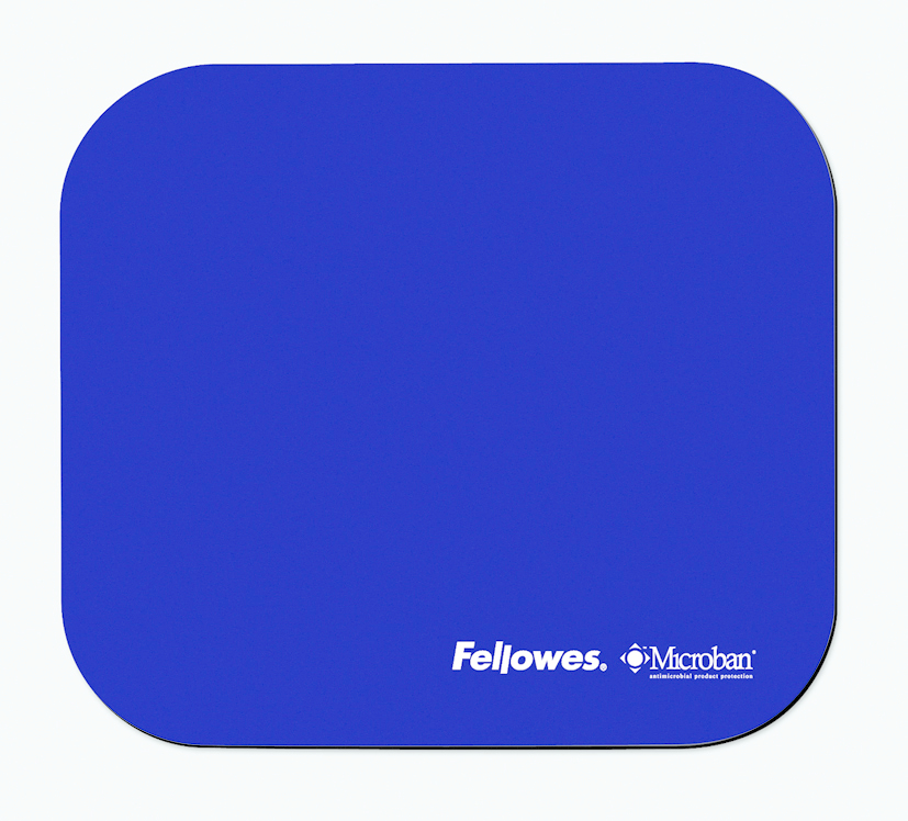 5933805 fellowes Value Fellowes Mouse Pad W/ Microban Protection Blue 5933805 - AD01