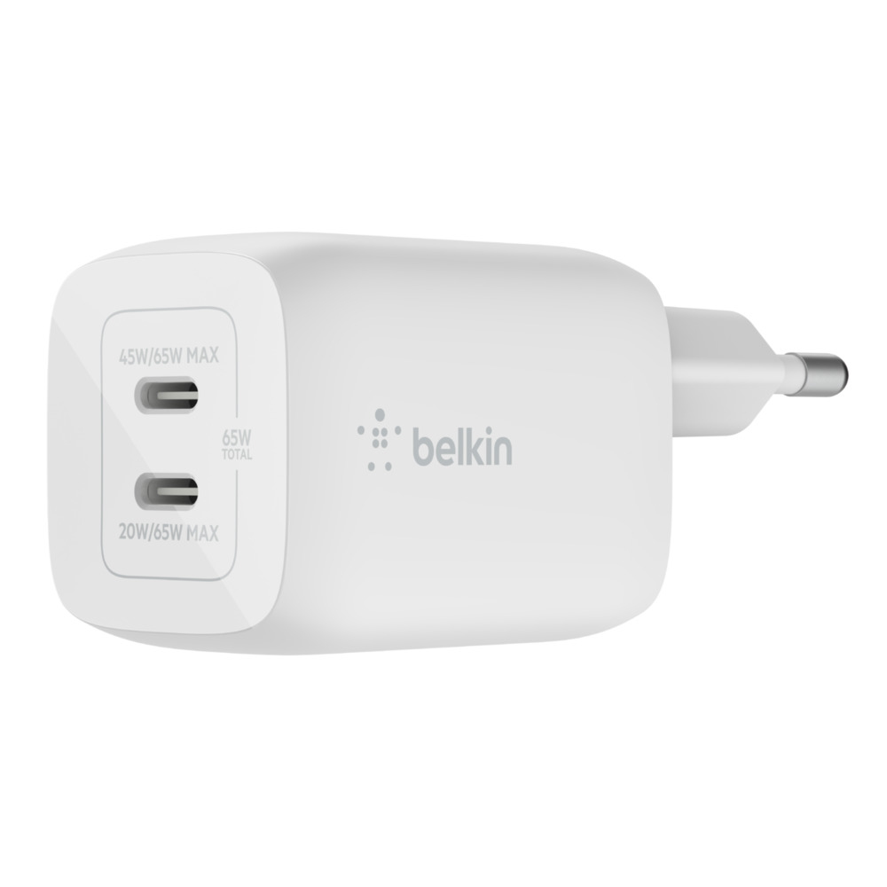 65w Pd Pps Dual Usb-c Gan Charger Eu Wch013vfwh - WC01