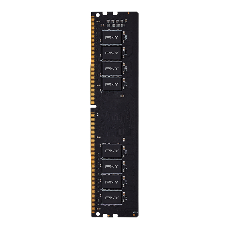 PNY - DDR4 - Module - 8 GB - DIMM 288-pin - 3200 MHz / PC4-25600 - CL22 - 1.2 V - Unbuffered - Non-ECC MD8GSD43200-TB - C2000