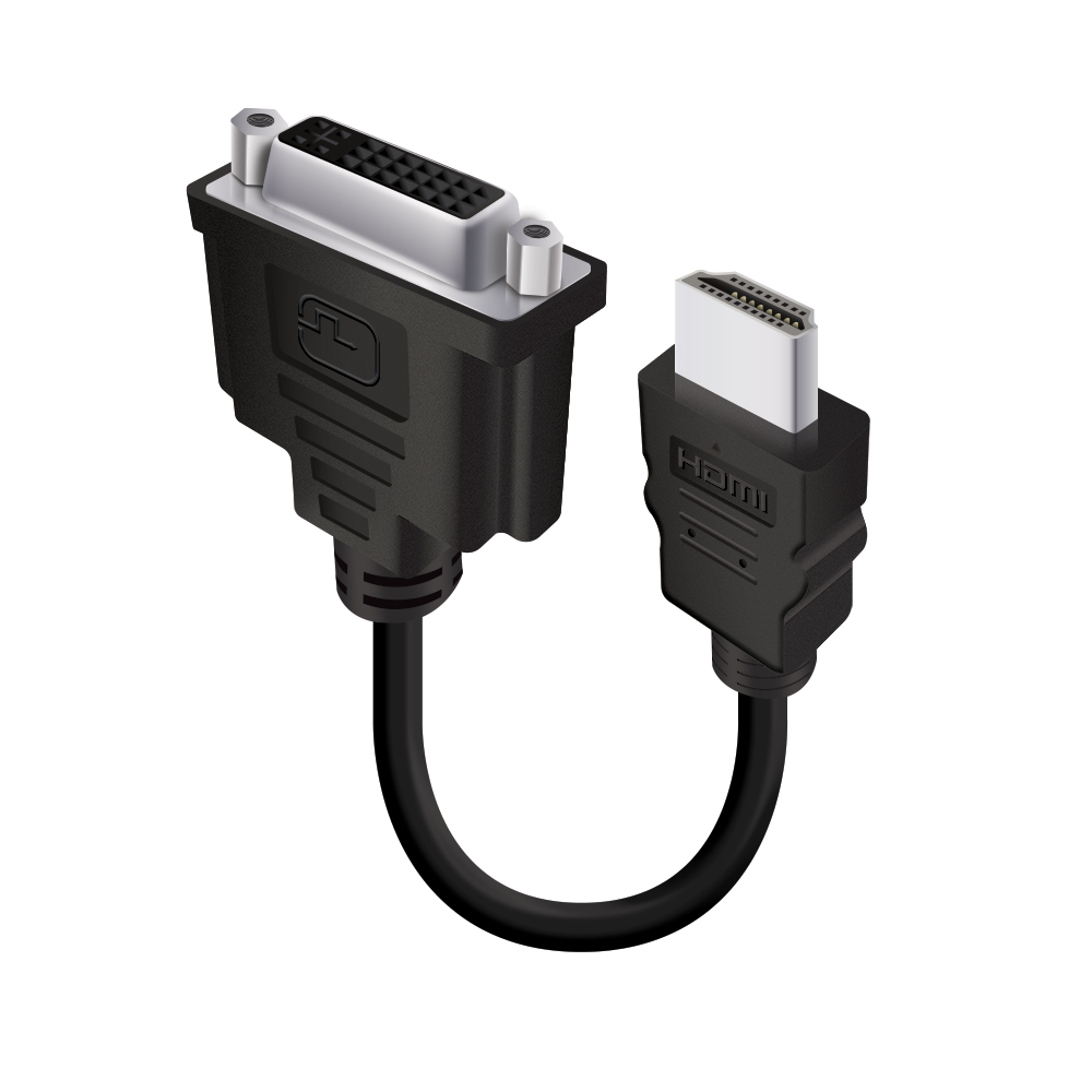 Alogic - Cabling & Adapters      15cm Hdmi (m) To Dvi-i (f)          Adapter Cable - Male To Female      Hdmi-dvi-15mf