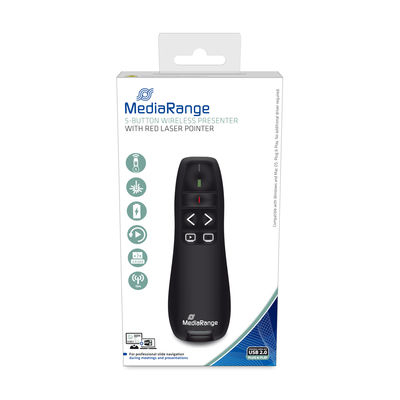 MediaRange Wireless Presenter Rf Black  MROS220 - eet01